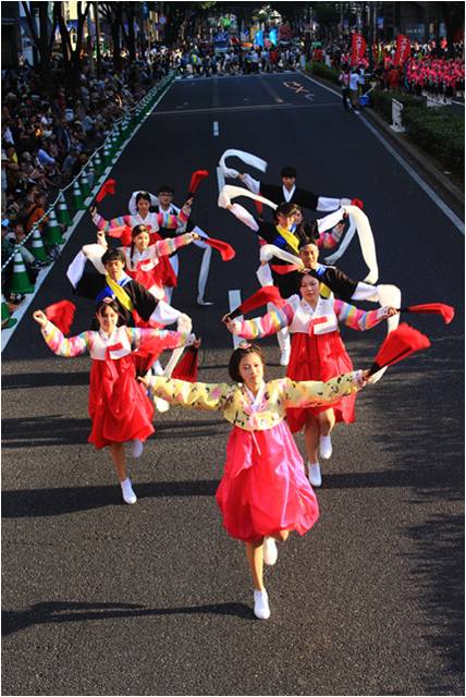 2014년 8월 도만나카 마쯔리 기념사진