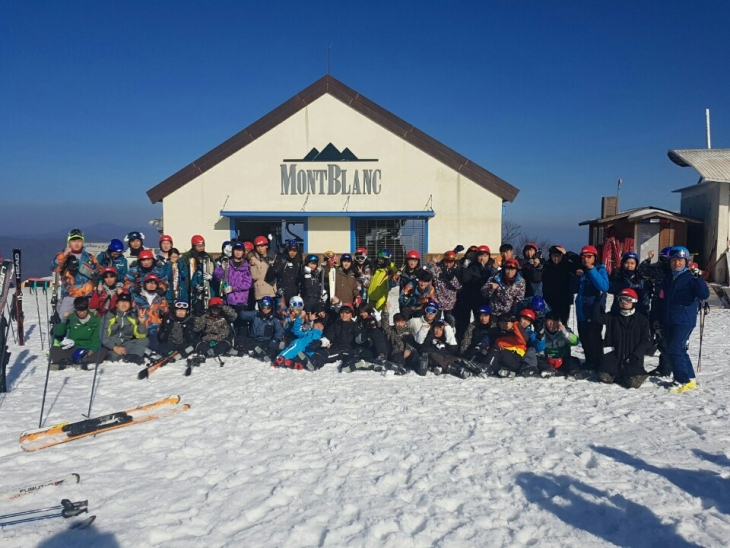 2016 1학년 스키수업