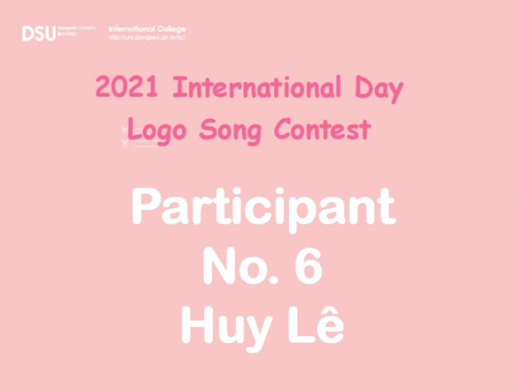 Logo Song Contest Participant 6. Huy Lê